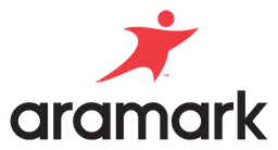 Aramark logo, horizontal version, on a transparent background