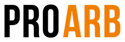 Arb logo, wordmark version, on a transparent background