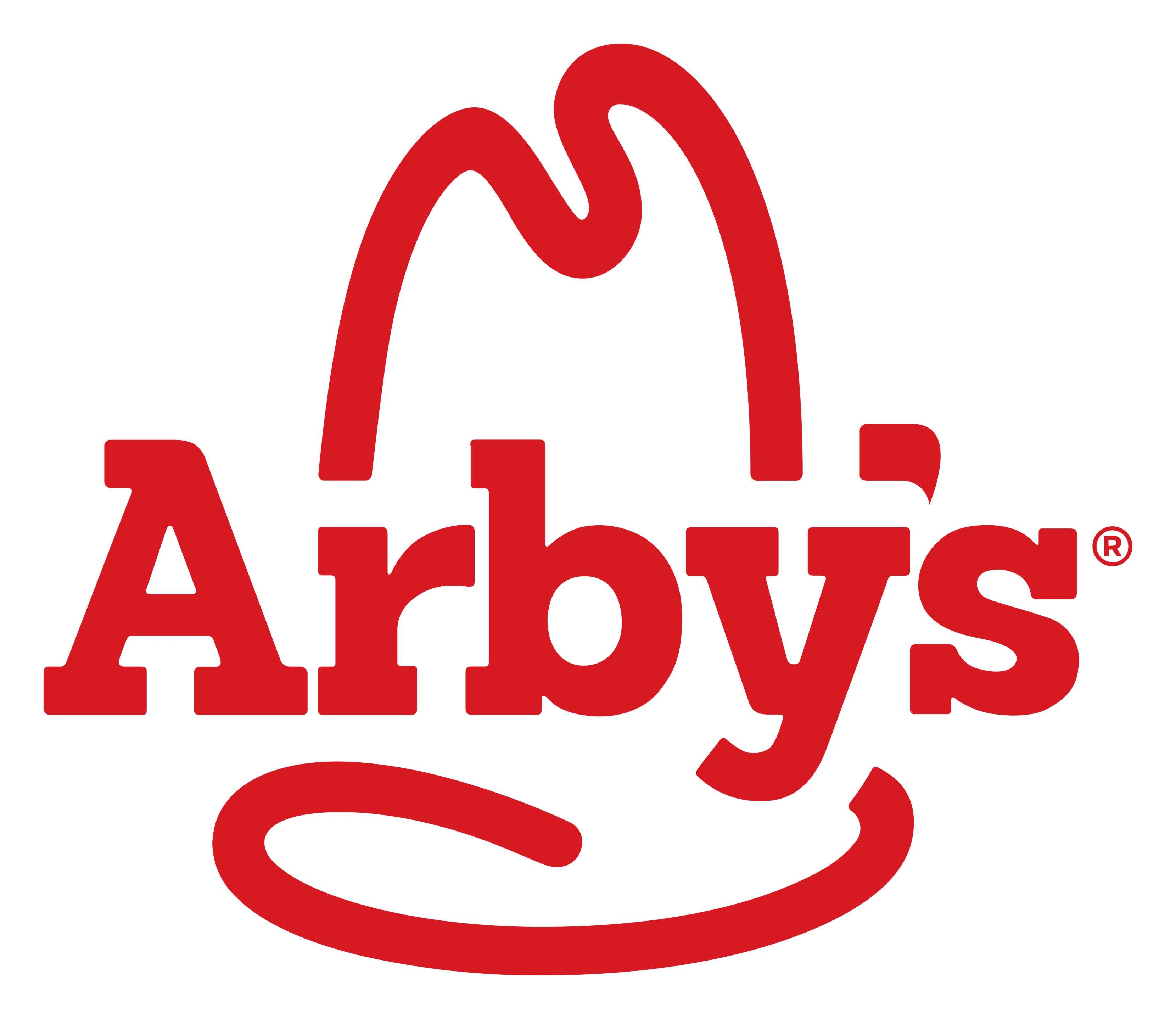 Arbys logo on a transparent background