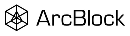 Arcblock logo, black wordmark version, on a transparent background