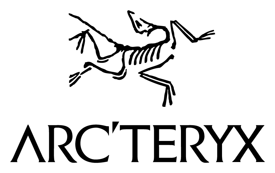 Arcteryx logo on a transparent background