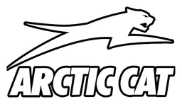 Arctic Cat logo, monochrome version, on a transparent background