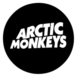 Arctic Monkeys logo, black icon version, on a transparent background
