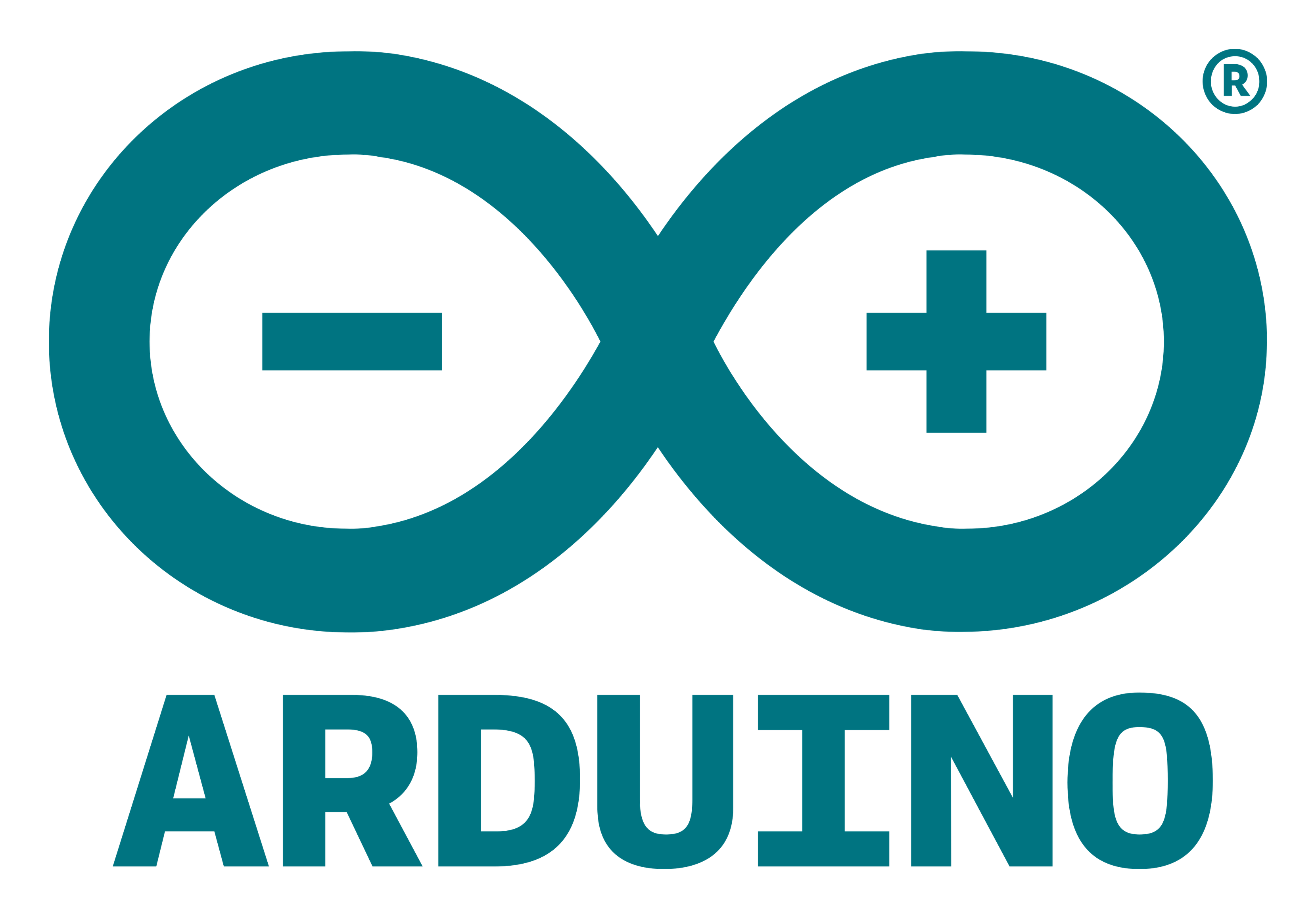 Arduino logo on a transparent background