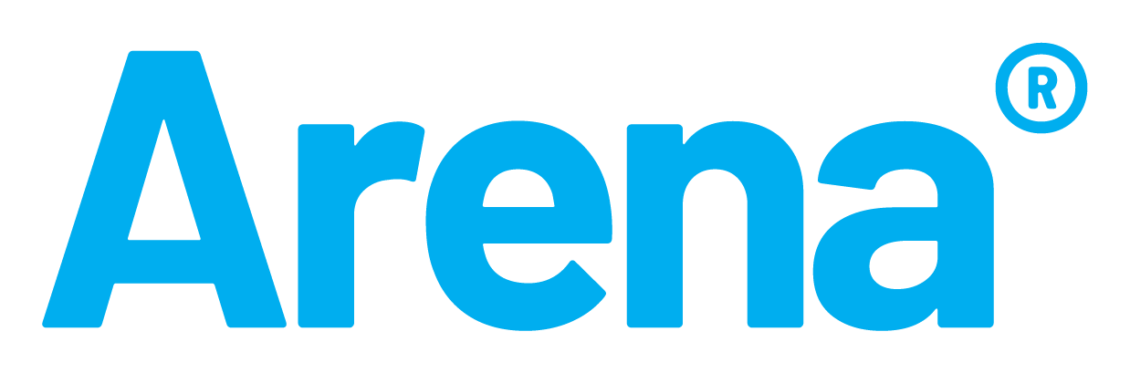 Arena logo on a transparent background