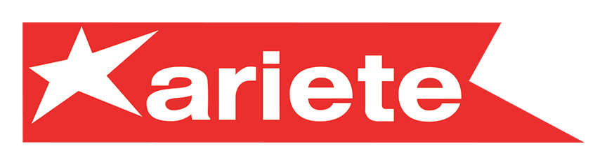 Ariete のロゴ（背景透過）