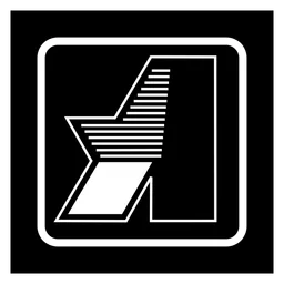 Ariston logo, black icon version, on a transparent background