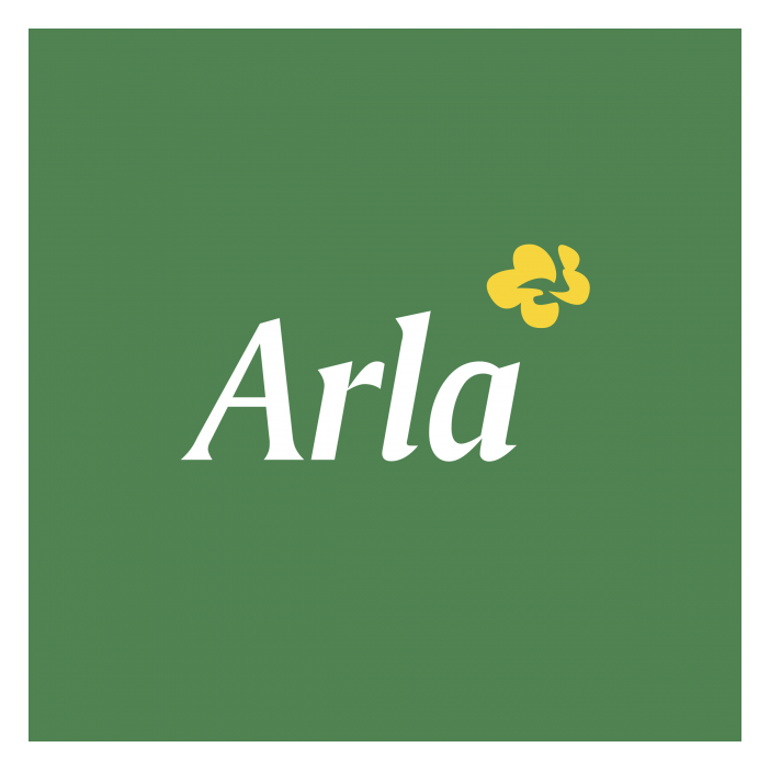 Arla logo on a transparent background
