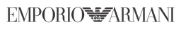 Armani logo, black wordmark version, on a transparent background