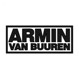 Armin van Buuren logo, white icon version, on a transparent background