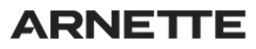 Arnette logo, black wordmark version, on a transparent background
