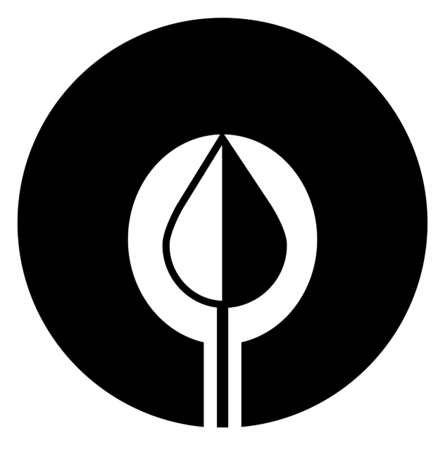 Aro logo, black icon version, on a transparent background