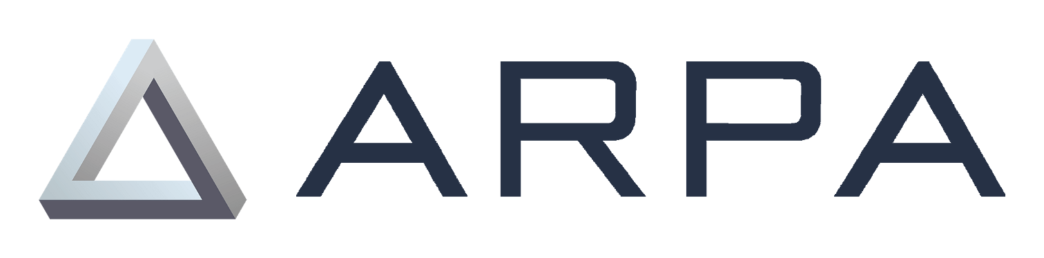 Arpa Chain logo on a transparent background