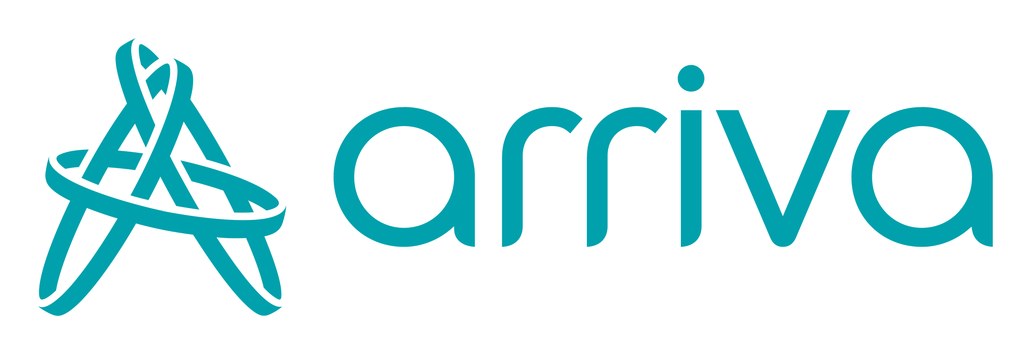 Arriva logo on a transparent background