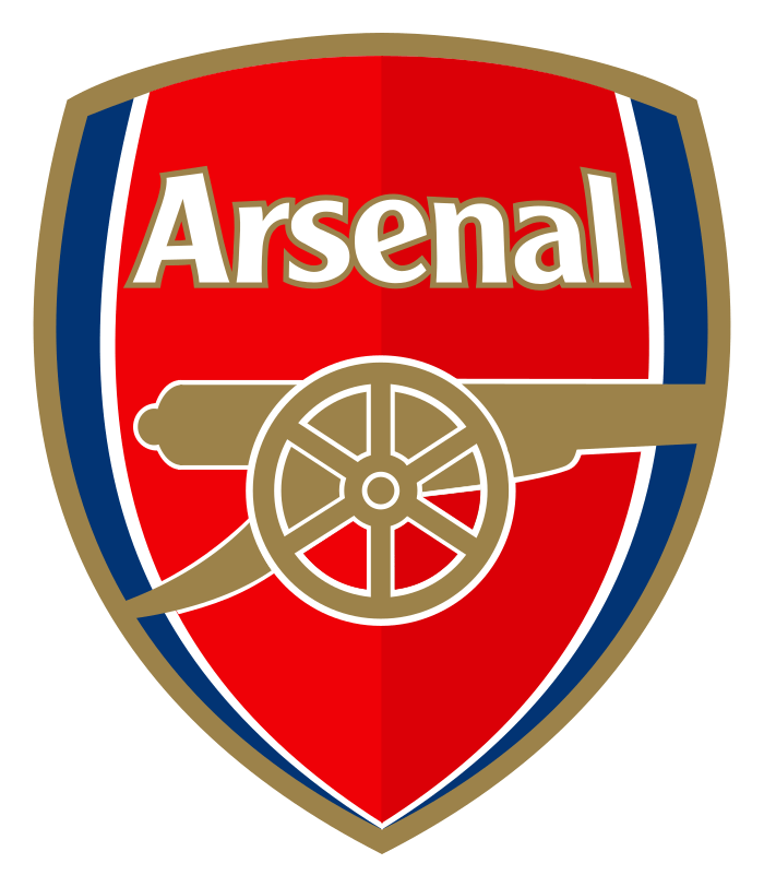 Arsenal logo on a transparent background