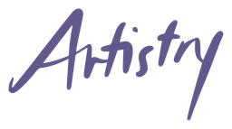 Artistry logo, horizontal version, on a transparent background