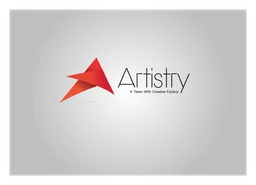 Artistry logo, white version, on a transparent background