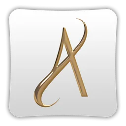Artistry logo, white icon version, on a transparent background