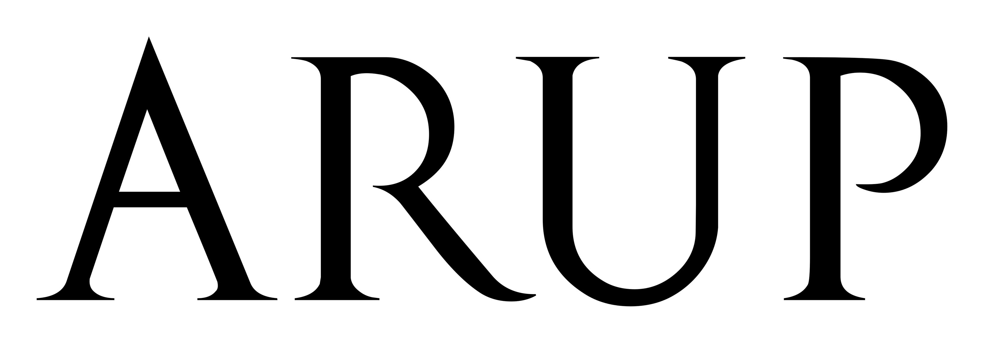 Arup logo on a transparent background