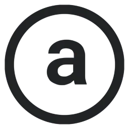 Arweave logo, black icon version, on a transparent background