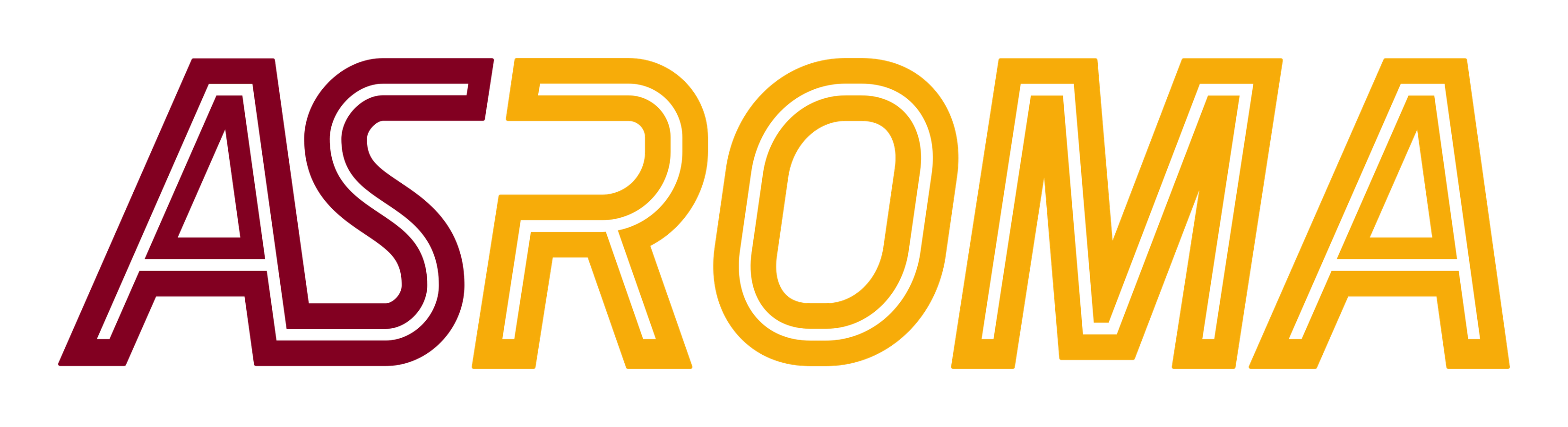 As Roma Logo auf transparentem Hintergrund