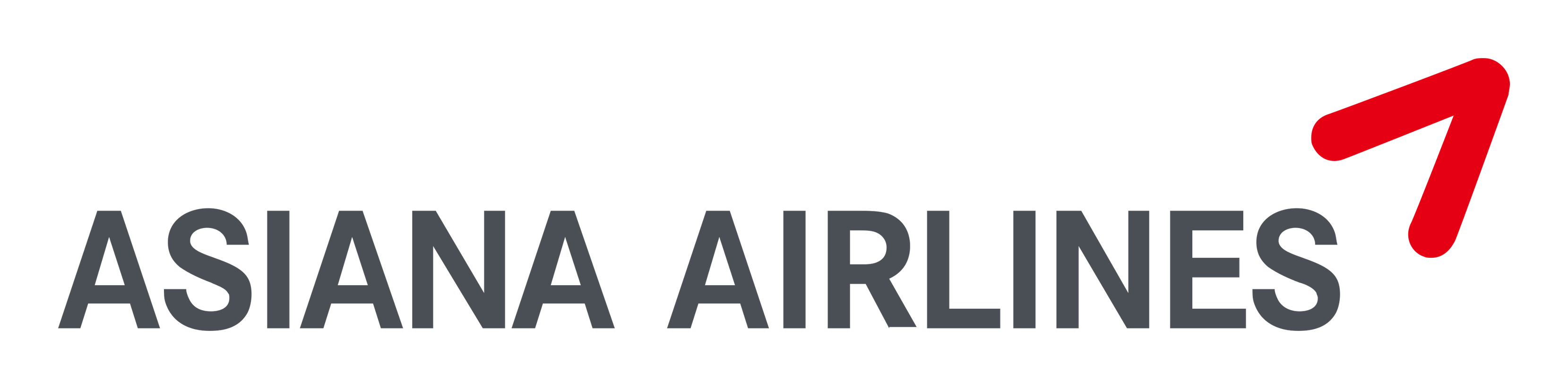Asiana Airlines Logo auf transparentem Hintergrund