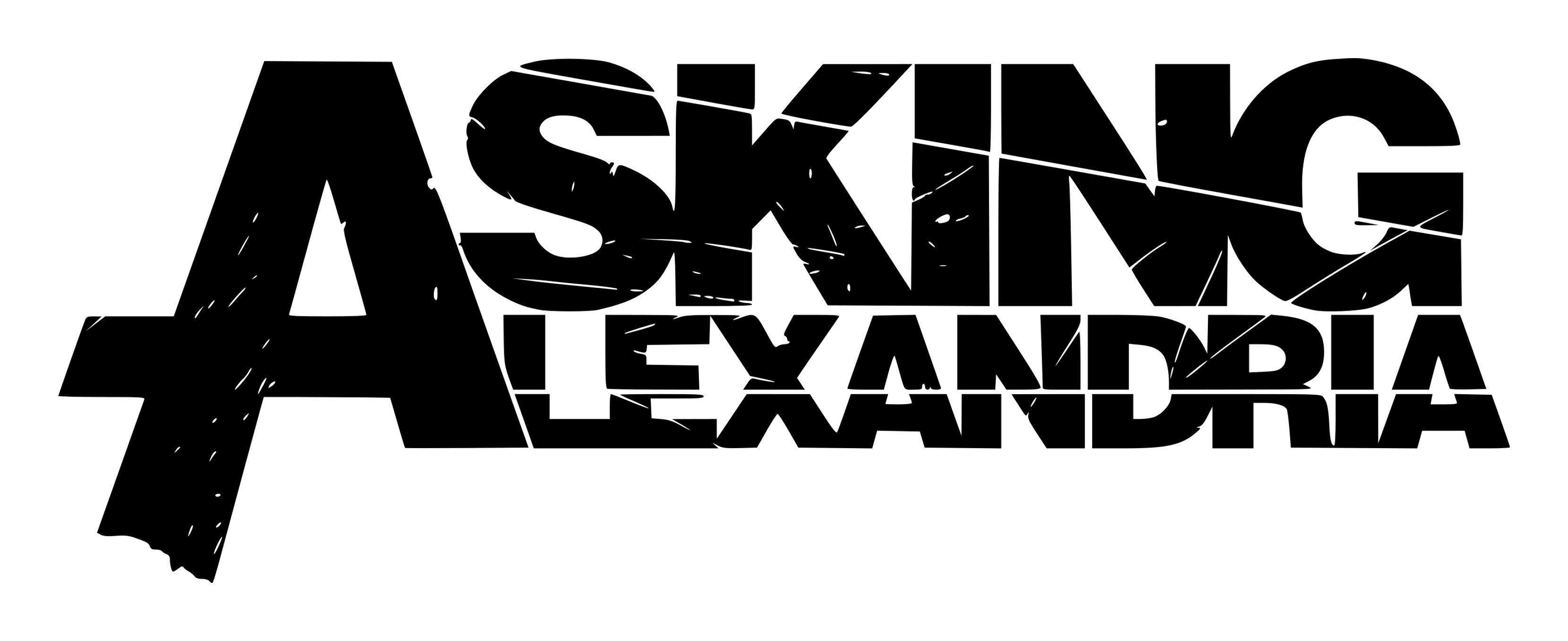 Asking Alexandria logo on a transparent background