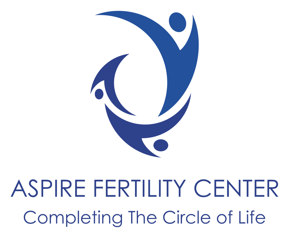 Aspire Fertility logo on a transparent background