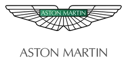 Logo Aston Martin, version horizontal, sur fond transparent
