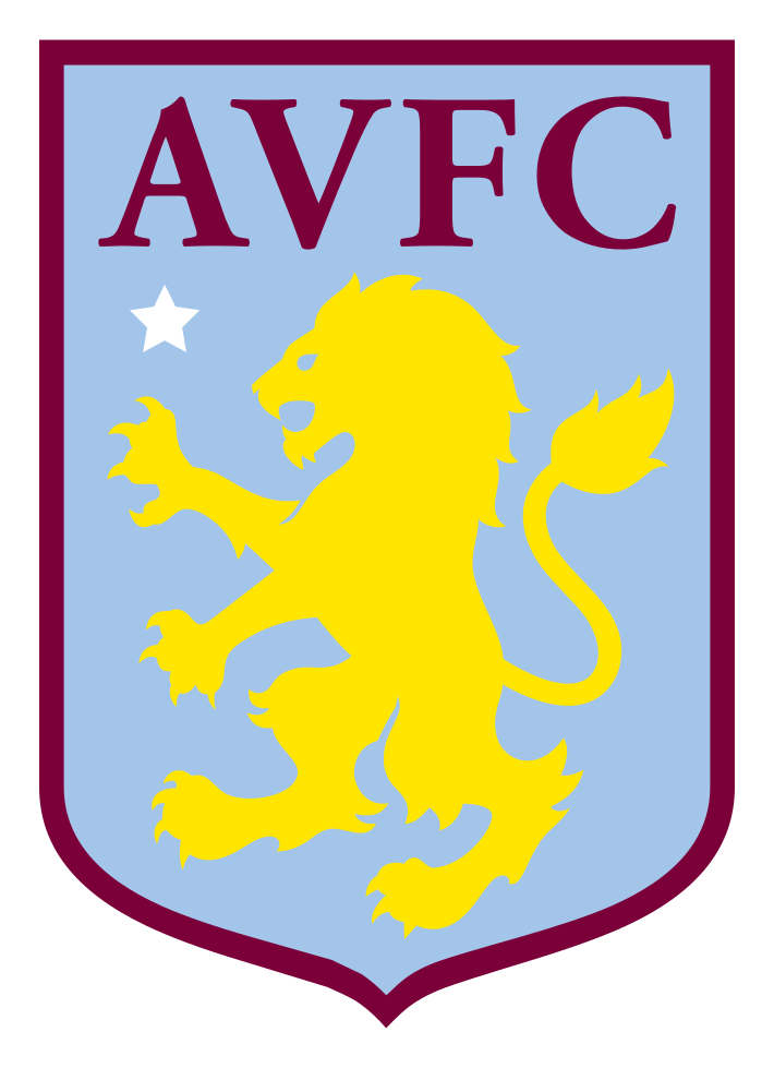 Aston Villa logo on a transparent background