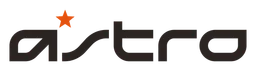 Astro Gaming logo, black wordmark version, on a transparent background