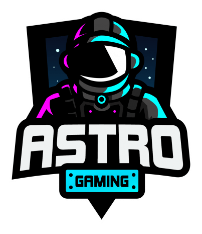 Astro Gaming logo on a transparent background