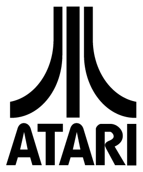 Atari logo, black icon version, on a transparent background