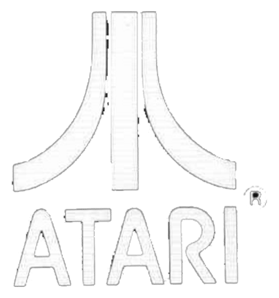 Atari logo, white icon version, on a transparent background