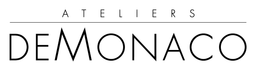 Ateliers Demonaco logo, black wordmark version, on a transparent background