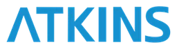 Atkins logo, wordmark version, on a transparent background