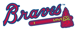 Atlanta Braves logo, wordmark version, on a transparent background