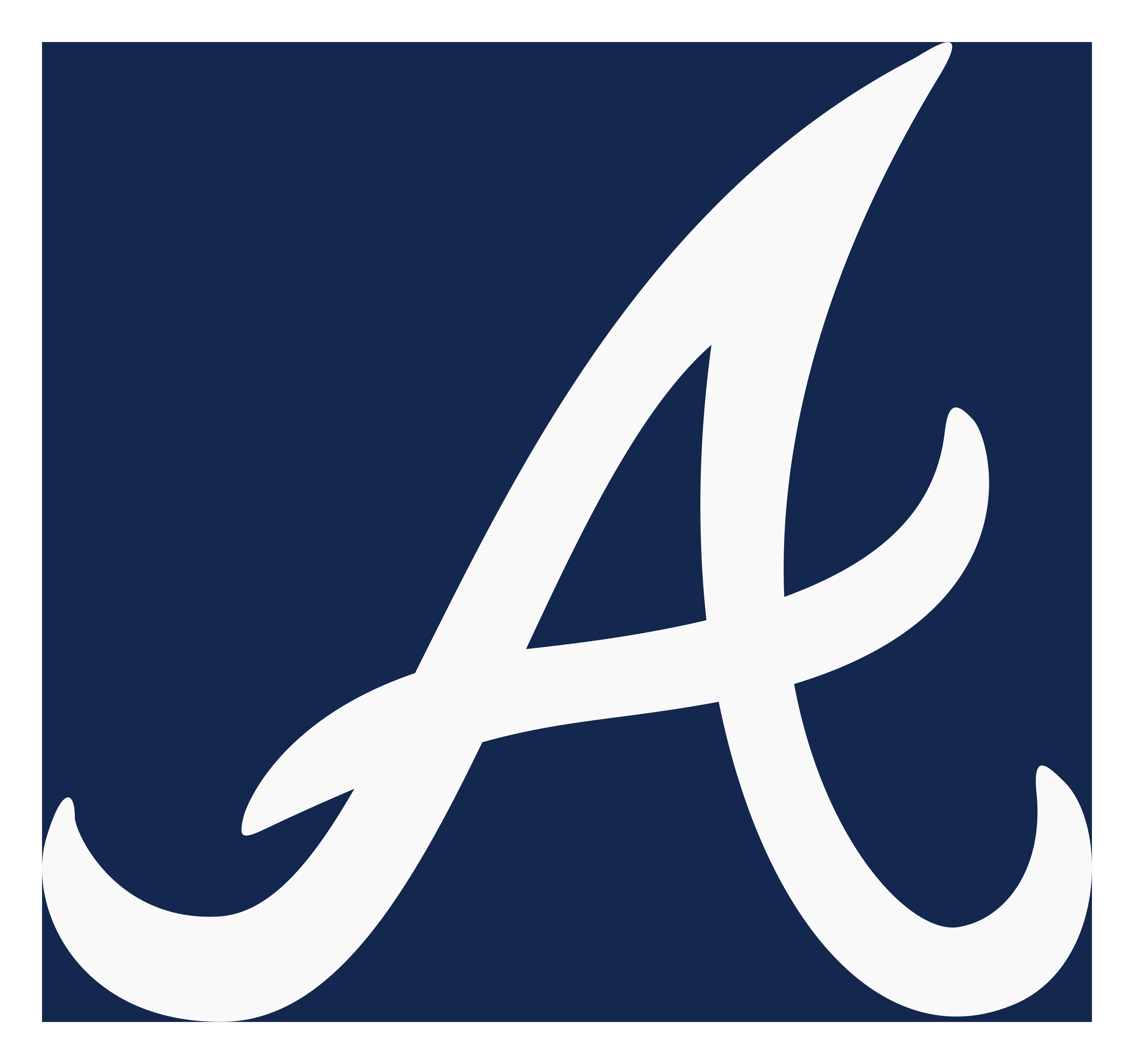 Atlanta Braves logo on a transparent background