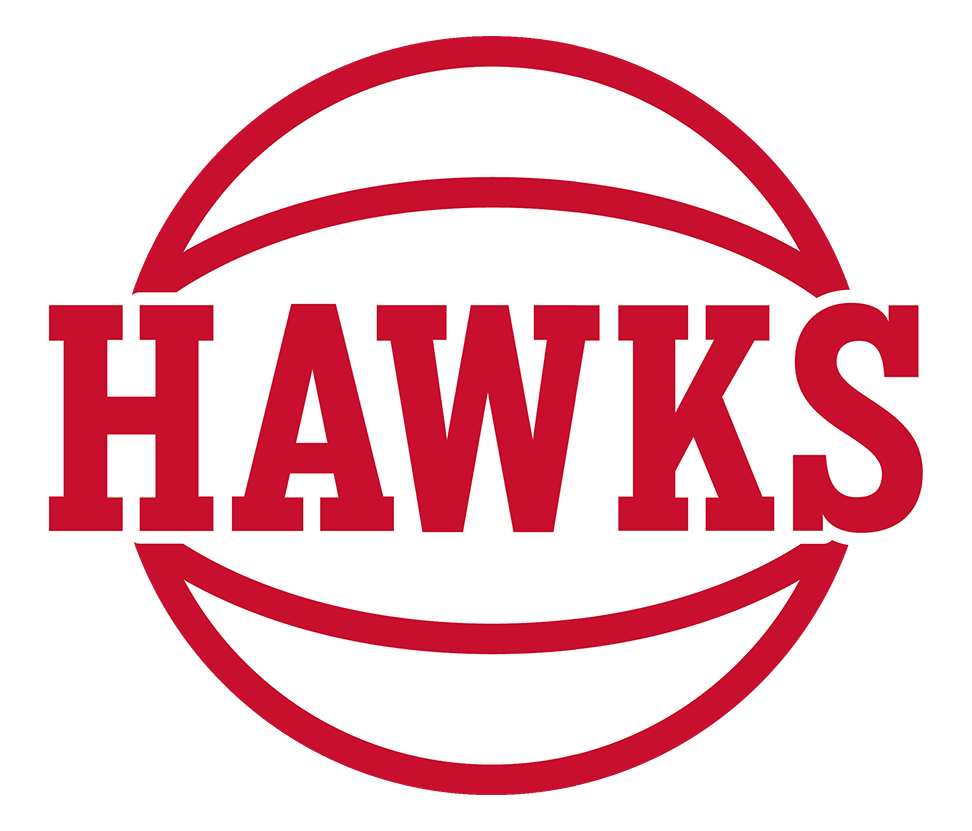 Atlanta Hawks logo on a transparent background