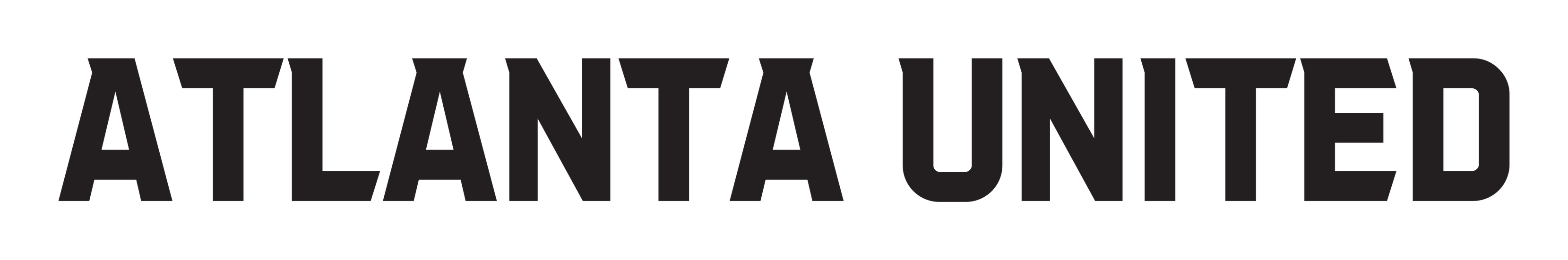 Atlanta United FC logo on a transparent background