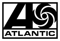 Atlantic Records logo, monochrome version, on a transparent background