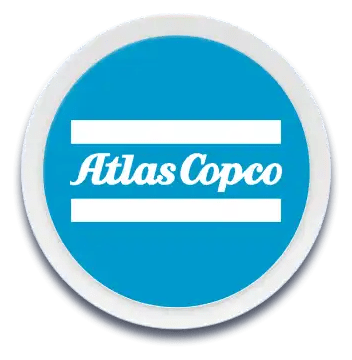 Atlas Copco logo, icon version, on a transparent background