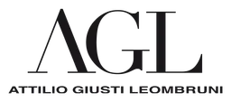 Attilio Giusti Leombruni logo, black wordmark version, on a transparent background