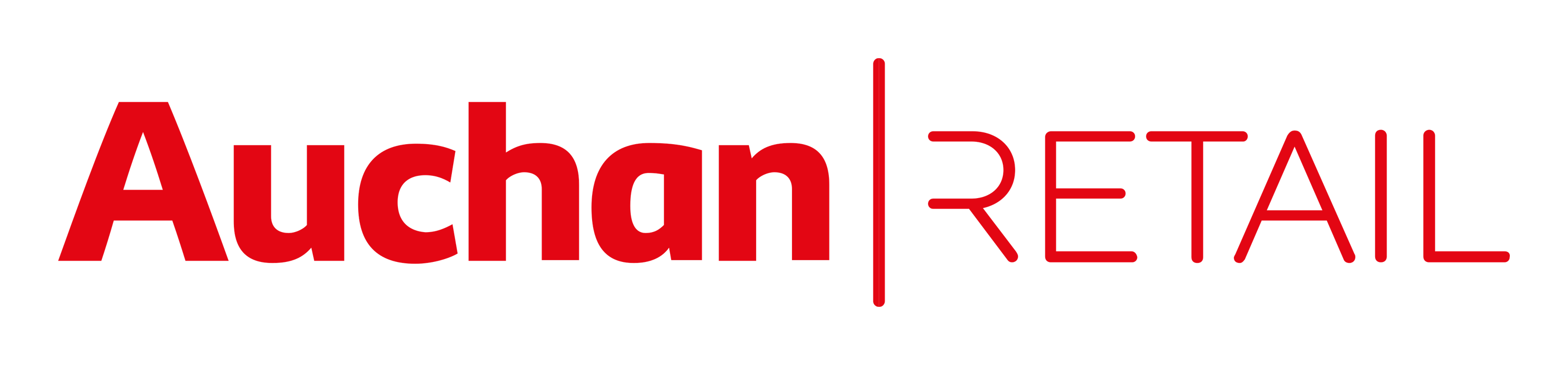 Auchan logo on a transparent background