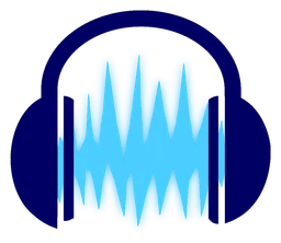 Audacity logo, icon version, on a transparent background