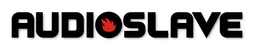 Audioslave Logo, Variante Wortmarke schwarz, auf transparentem Hintergrund