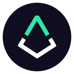Logo Augur, version icône noir, sur fond transparent