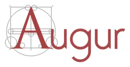 Logo Augur, version horizontal, sur fond transparent