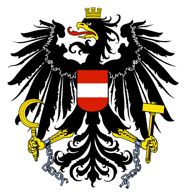 Austria logo, icon version, on a transparent background