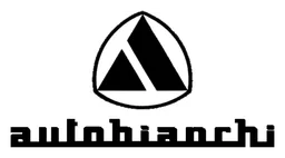 Autobianchi logo, white version, on a transparent background